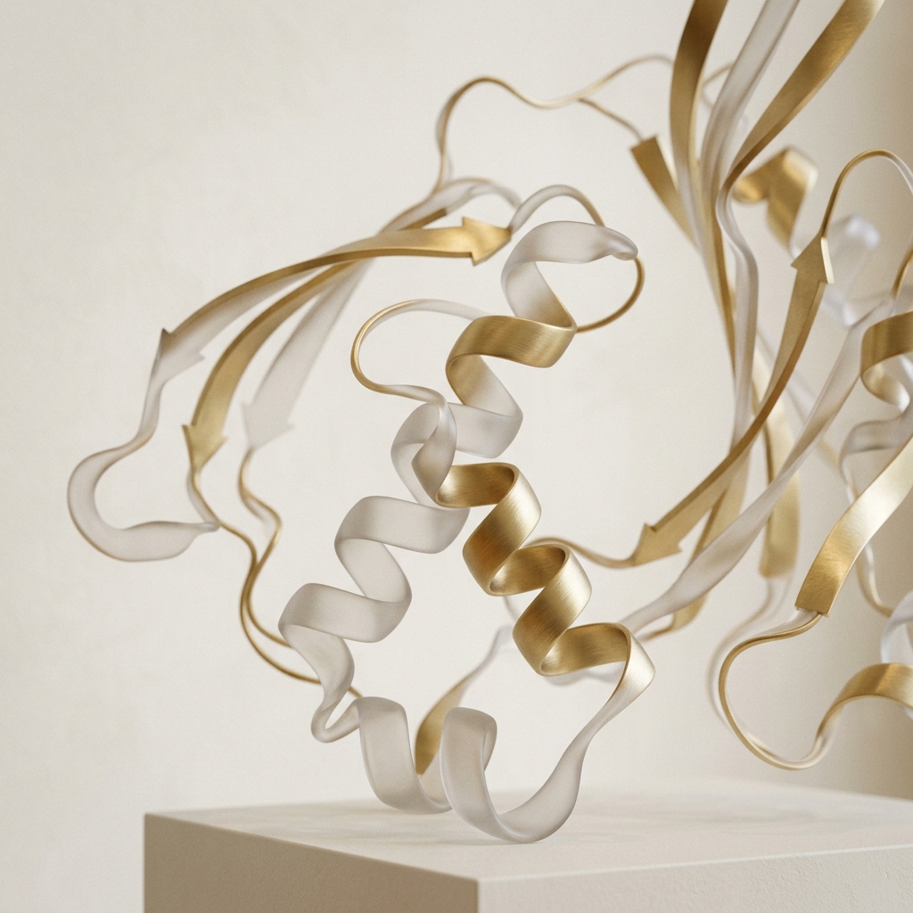 Artistic protein ribbon structure - 食品酶制剂真菌淀粉酶